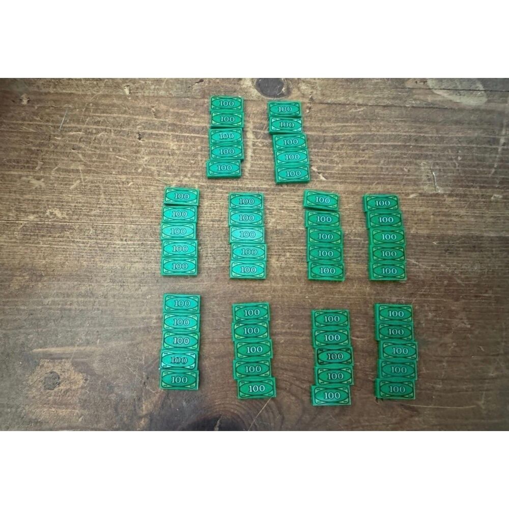 ☀️NEW Lego Batman 50 Green Money Tile City $100 Dollar Bill Bank Cash Minifigure